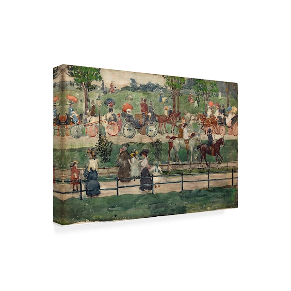 Prendergast 'Central Park, 1900' Canvas Art,30x47